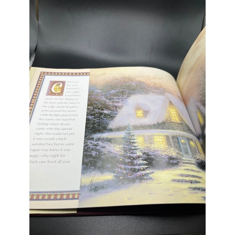 Thomas Kinkade I'll Be Home‎ for Christmas Book Holiday Decor Art